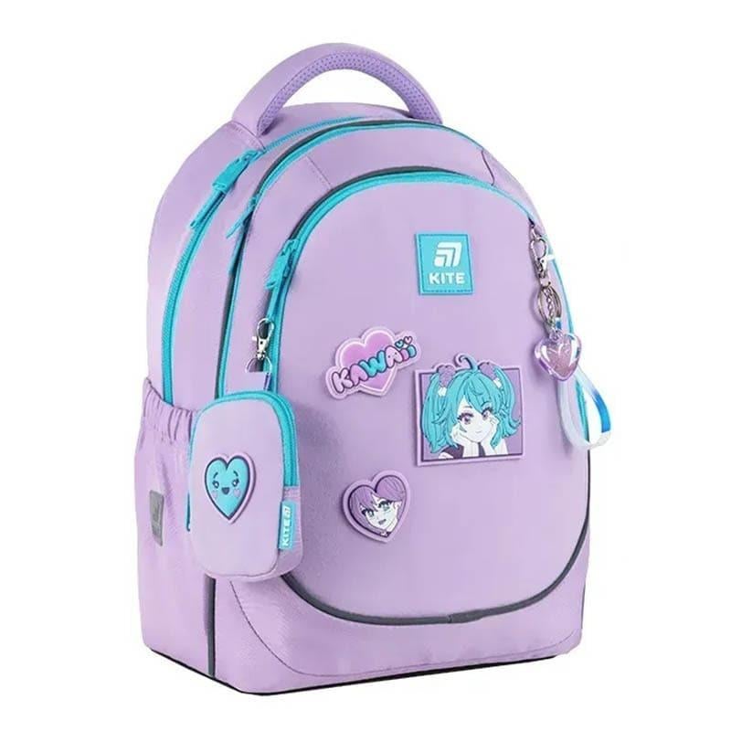 Шкільний рюкзак KITE Education 700 Kawaii Love 18 л Бузковий (K25-700M-6)