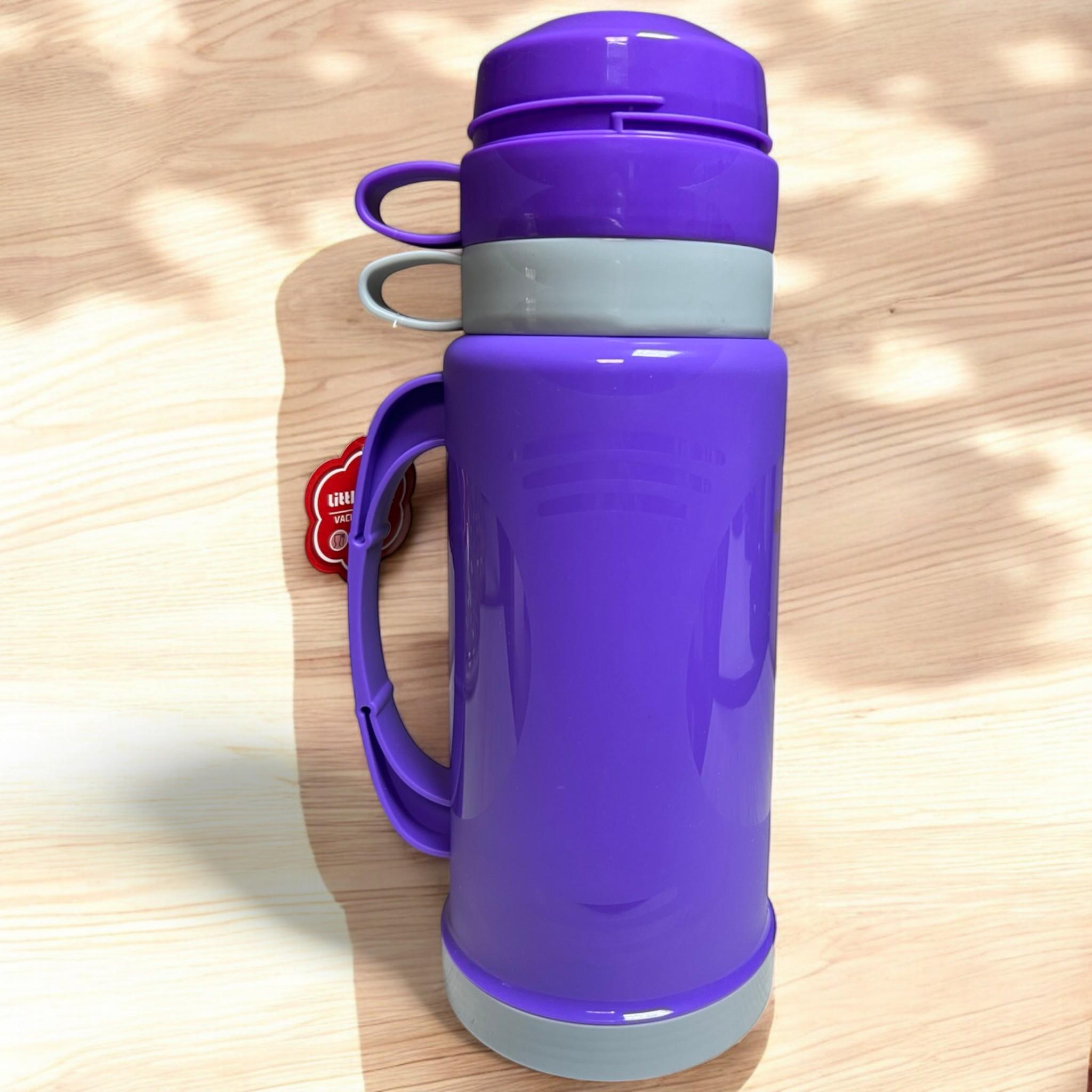 Термос UKC T108 с крышкой нержавеющая сталь 1000 мл Purple (Т-Т108Purple) - фото 3 Термос UKC T108 с крышкой нержавеющая сталь 1000 мл Purple (Т-Т108Purple) - фото 3