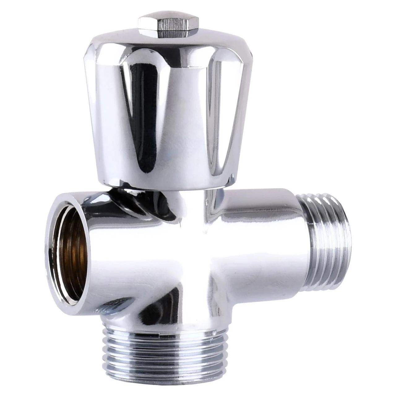 Кран вентильный для стиральной машины Solomon 1/2"х3/4"х1/2" А7260 (23500526) - фото 2