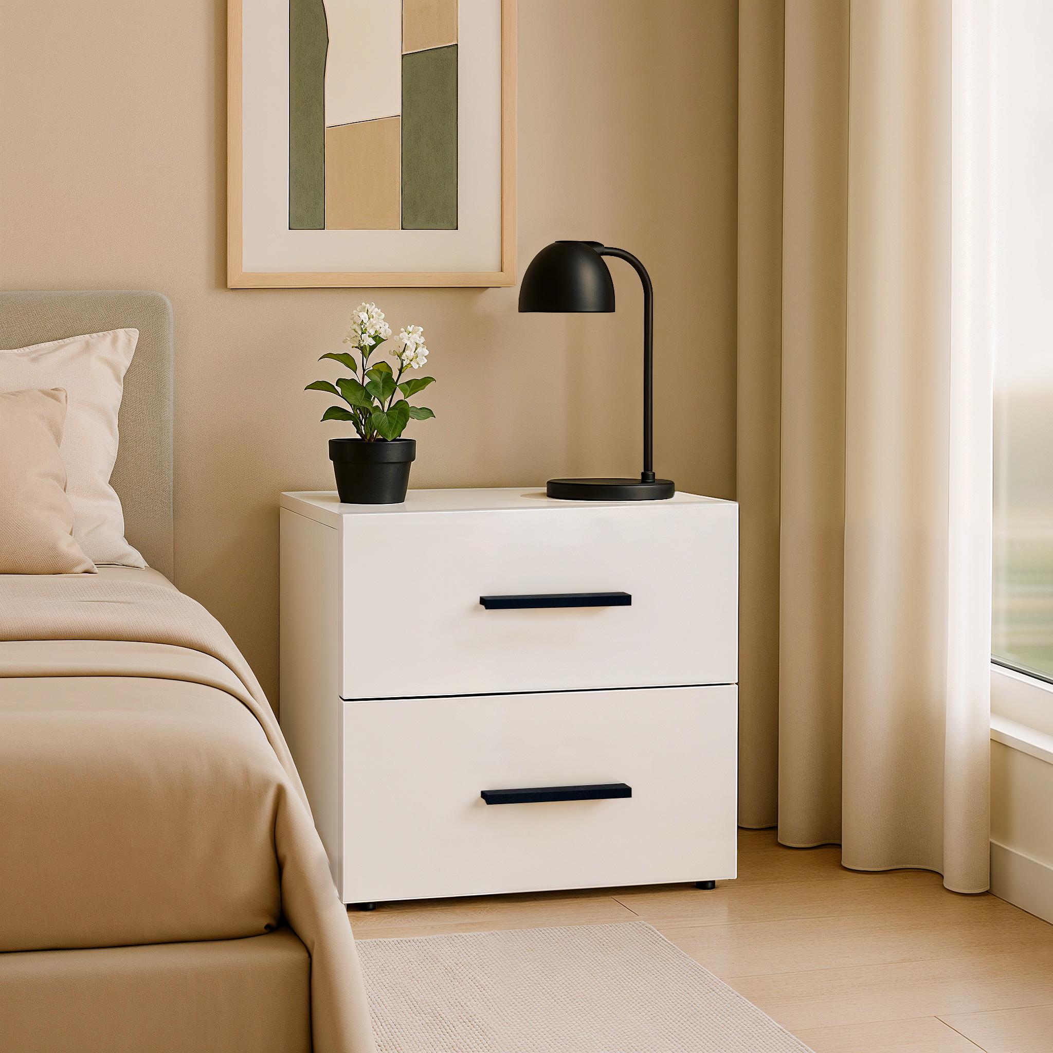 Тумба прикроватная Dana 402х360х390 мм Белый - фото 1