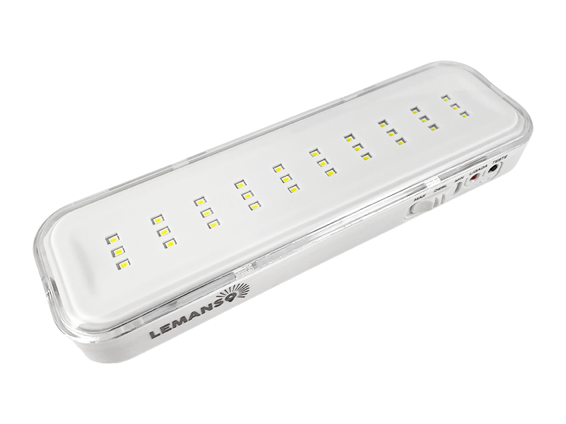 Светильник аккумуляторный аварийный Lemanso LMB3301 базука 3 W SMD2835 30 LED 6500К 3 режима (6991)