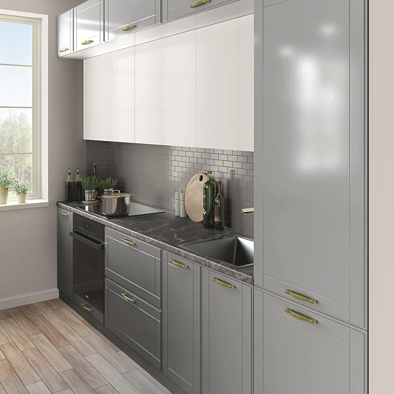 Кухня модульная Dominika Серый (000-000-3141)