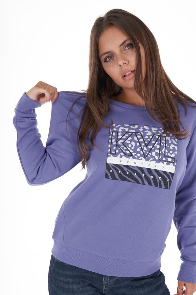 Світшот жіночий Kvl XL Фіолетовий (20302021) - фото 2 Світшот жіночий Kvl XL Фіолетовий (20302021) - фото 2