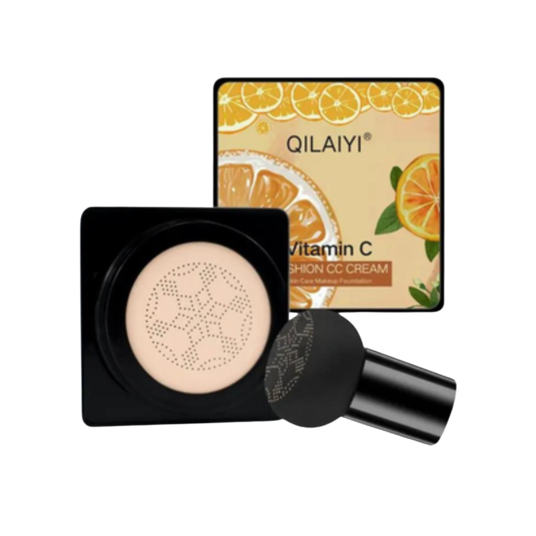 Кушон для лица с экстрактом апельсином Qilaiyi Vitamin C Cushion CC Cream, 15 мл, 03-Бежевый насыщенный (27302117 )