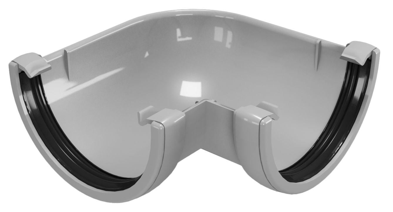 Кут ринви 90° DEVOREX Classic 120 Графітовий (11674083) - фото 1