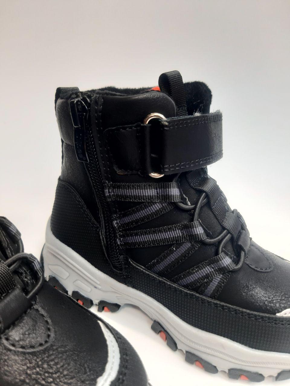 Черевики зимові Clibee для хлопчика р. 30 19,6 см Чорний (360 bl-red) - фото 2 Черевики зимові Clibee для хлопчика р. 30 19,6 см Чорний (360 bl-red) - фото 2