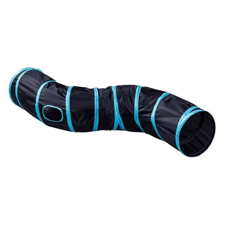 Тоннель игровой для кота/собаки 122х25 см Черный (28536173)