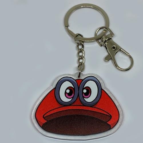 Брелок акриловый Шапка Super Mario в подарочной уп. (3354)