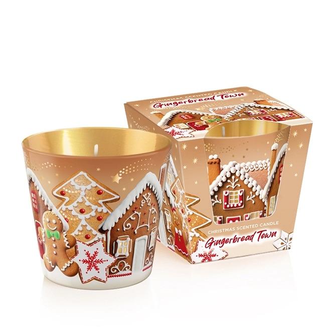 Свеча ароматическая Gingerbread Town 28894 8х9 см (AS00004)