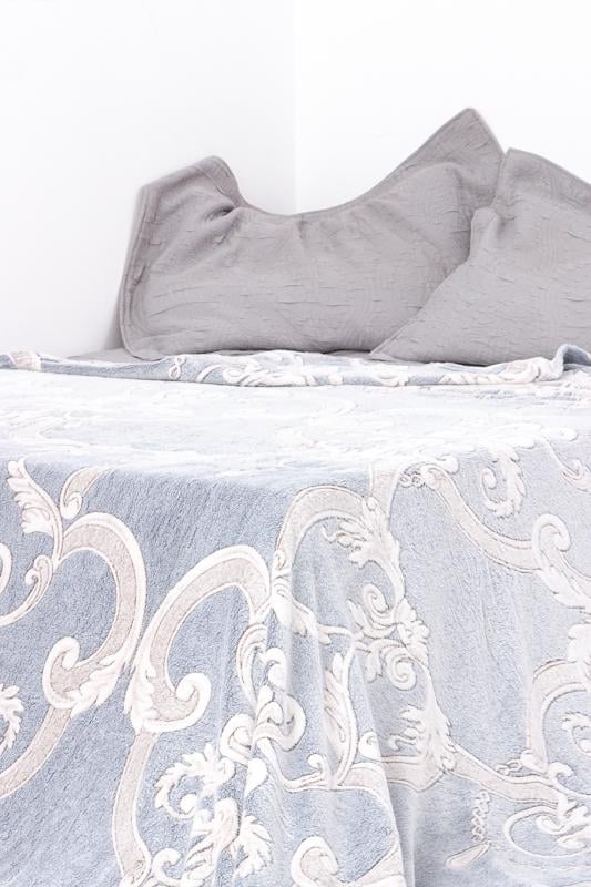 Покривало плюшеве Носи Своє 200х230 см Світло-блакитний​ (59298)