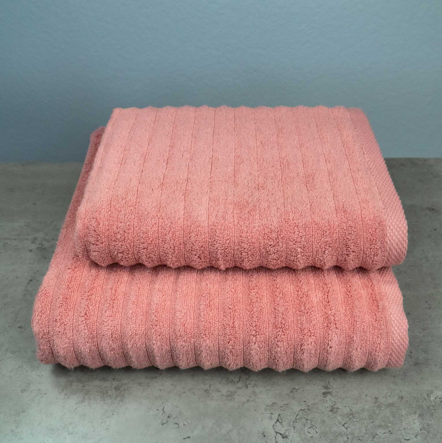 Набір рушників GM Textile Зеро Твіст 2 шт. 50x90 см/70x140 см Теракотовий (550-2k-zt-terakot)