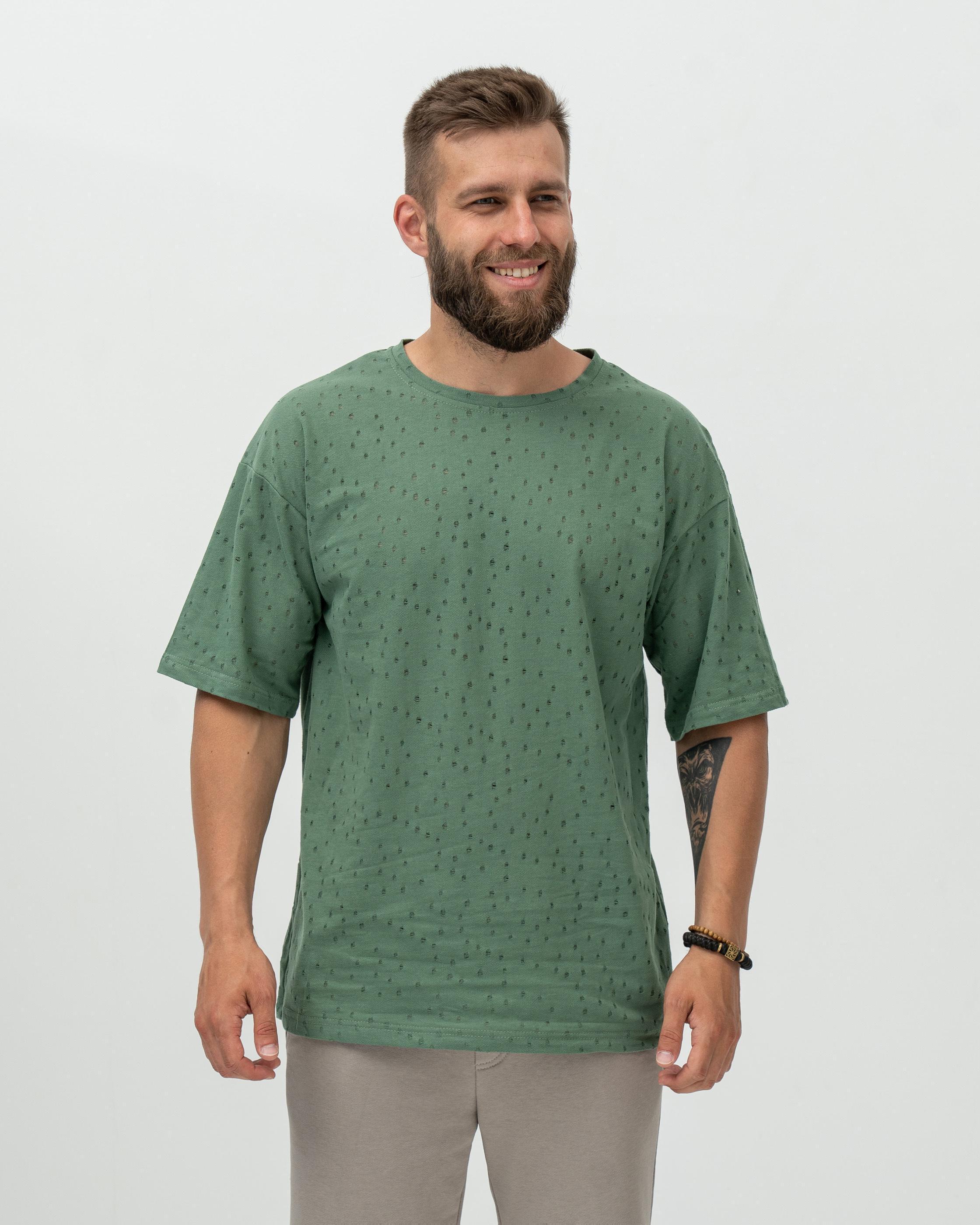 Футболка Red and Dog Oversize Grater M Olive