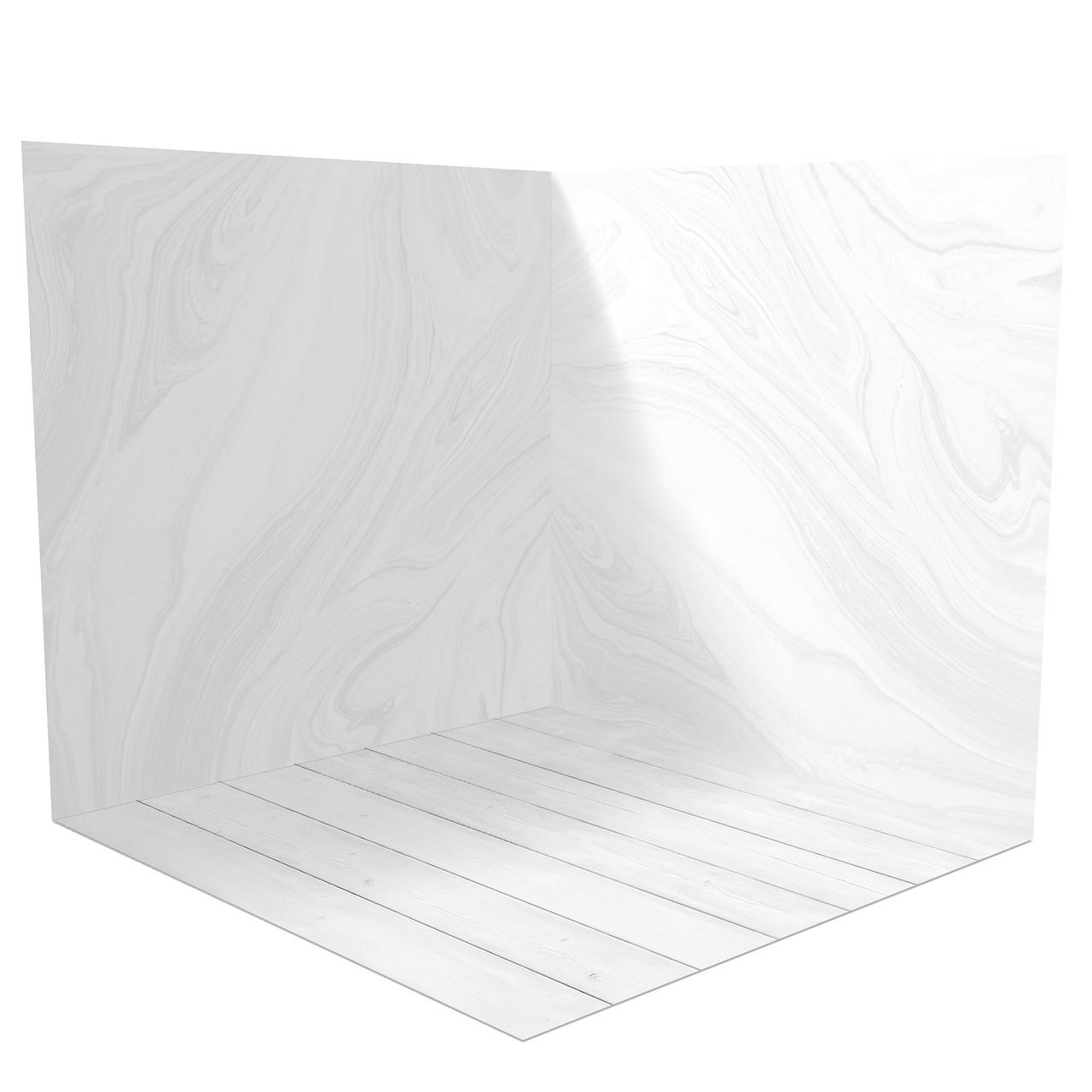 Фотофон вініловий кутовий Frontlit 120x120 см 450 г/м2 №58157