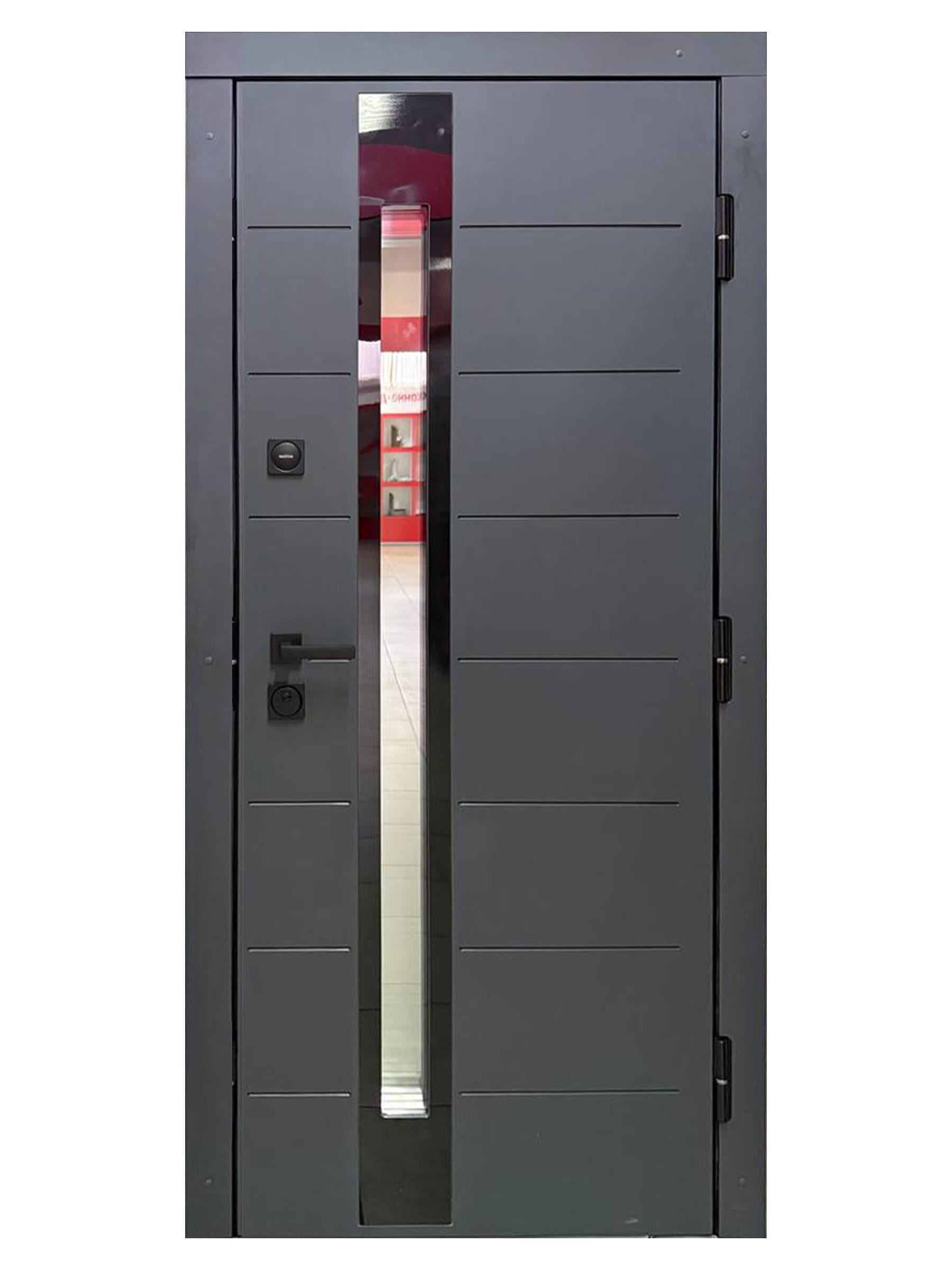 Дверь входная Максимум WS23 HPL 2040х960 мм Антрацит (52500259)