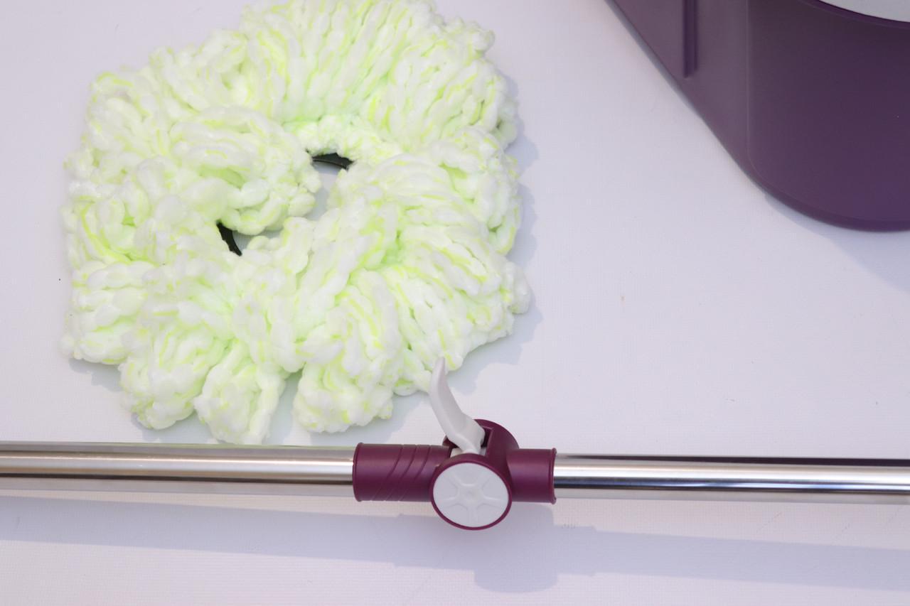 Швабра с автоматическим отжимом Magic и круглым ведром - фото 5