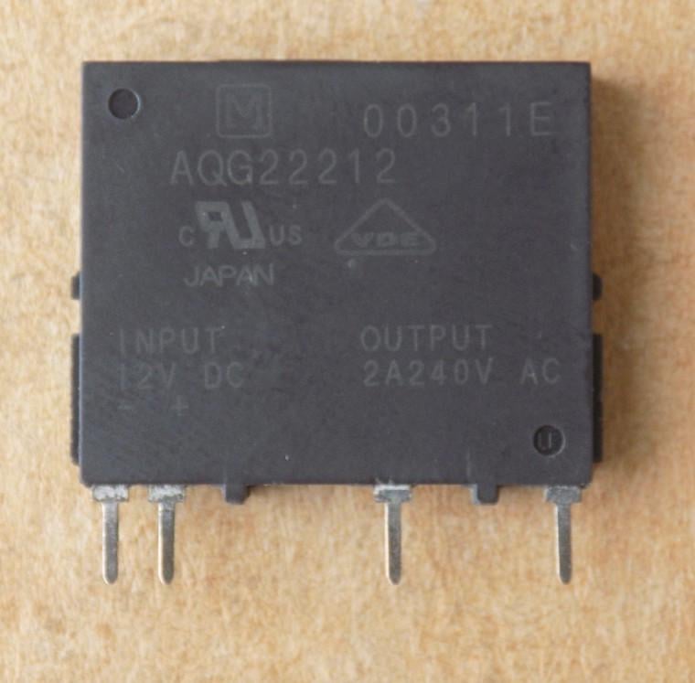 Реле Panasonic AQG22212 AQG22212B02/AQG22112/G3MC-202PL/G3MC-201PL/G3MB-202PL 12VDC 2A/240VAC (48857)