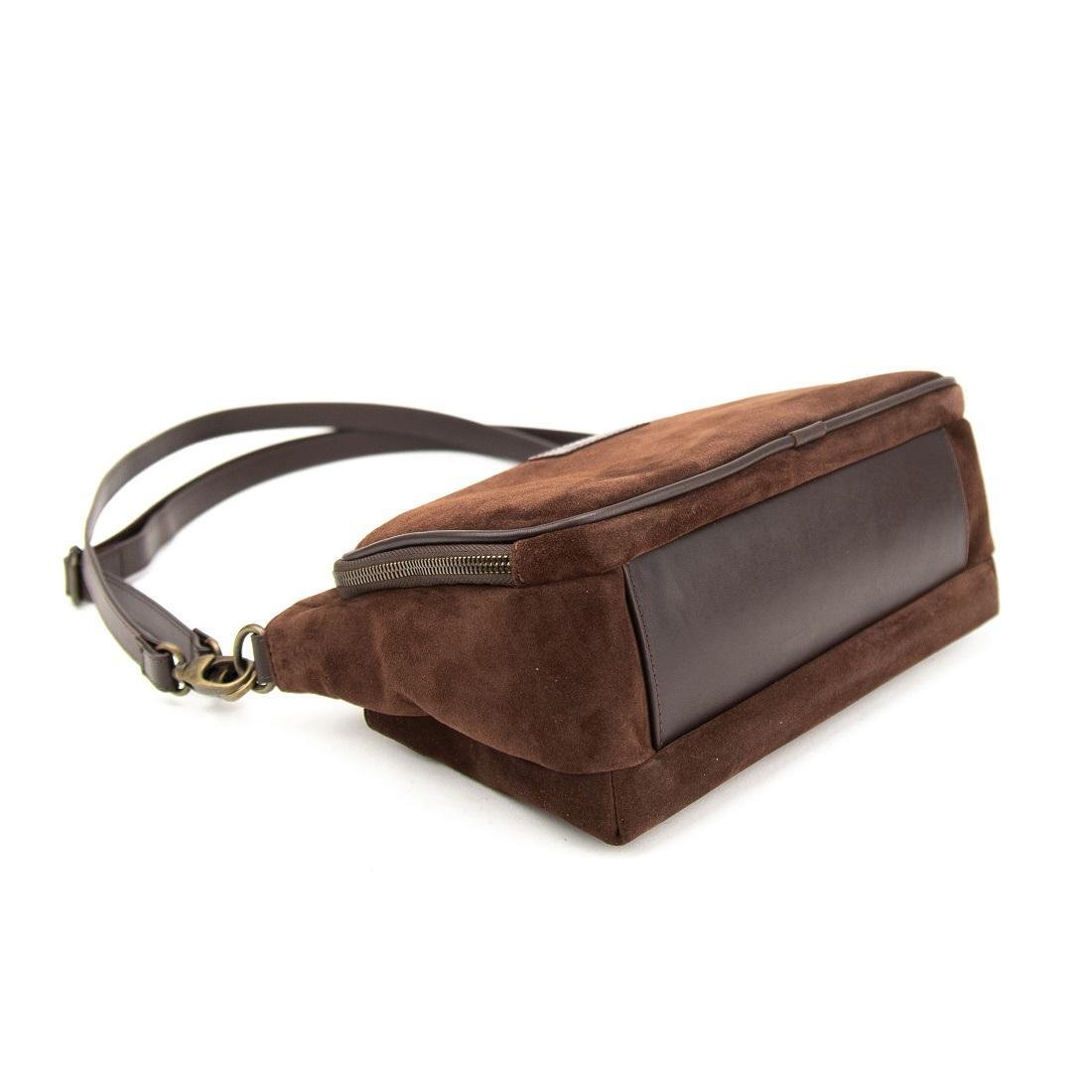 Женская сумка-кроссбоди кожаная Tavinchi CH-001DB-Y Коричневый (2656560089) - фото 5 Женская сумка-кроссбоди кожаная Tavinchi CH-001DB-Y Коричневый (2656560089) - фото 5