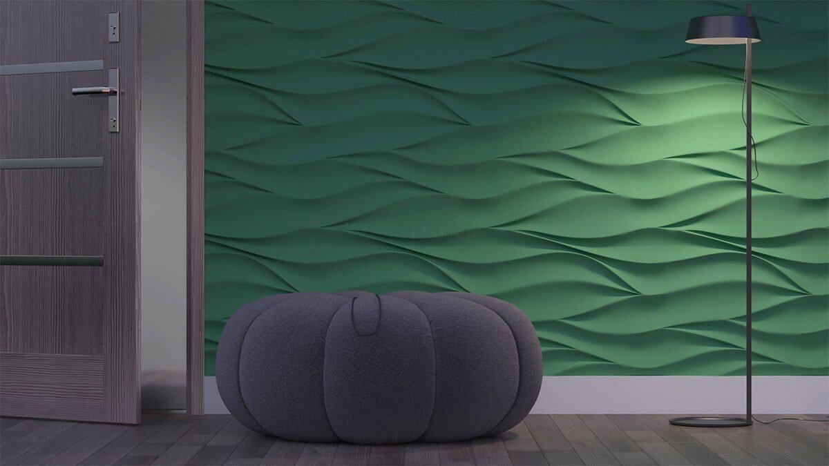 3D-панель гипсовая Нежность 500x500x18 мм Белый (30219307) - фото 4 3D-панель гипсовая Нежность 500x500x18 мм Белый (30219307) - фото 4