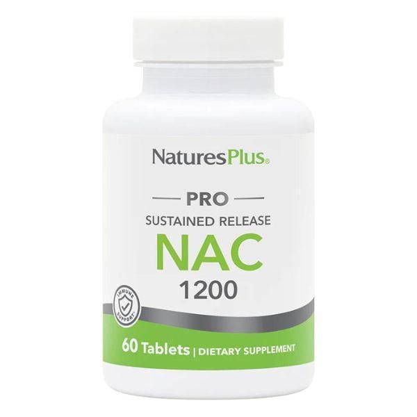Ацетилцистеин N Nature's Plus Pro NAC 1200 Sustained Release 60 таблеток