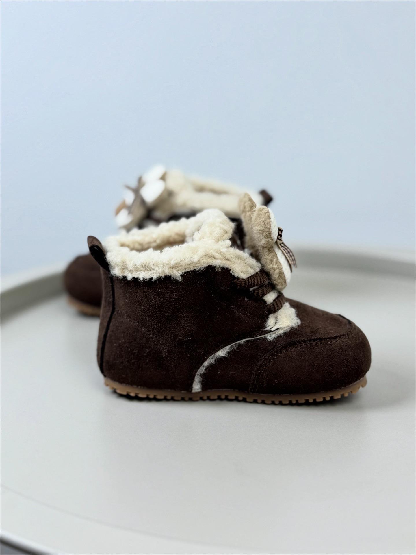 Ботинки детские зимние 1668 р. 28 Коричневый (30569270) - фото 2 Ботинки детские зимние 1668 р. 28 Коричневый (30569270) - фото 2