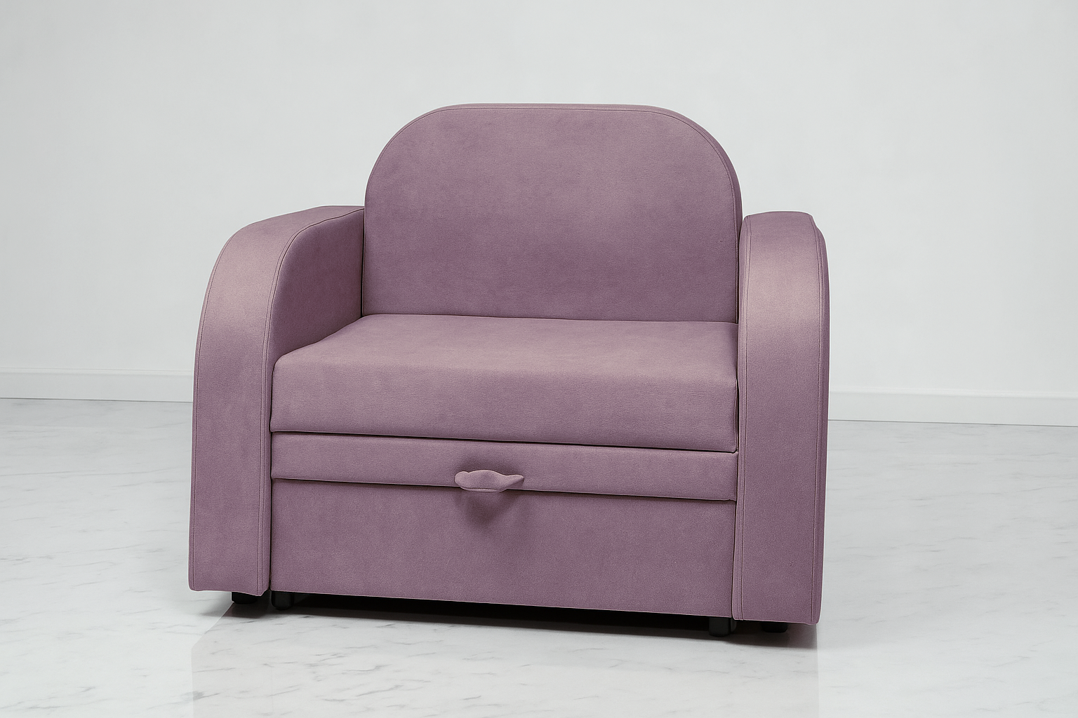 Кресло-диван мягкое раскладное Tobi Sho Дрим велюр Mars 1140х850х730 мм 11/Пудрово-сиреневый - фото 4 Кресло-диван мягкое раскладное Tobi Sho Дрим велюр Mars 1140х850х730 мм 11/Пудрово-сиреневый - фото 4