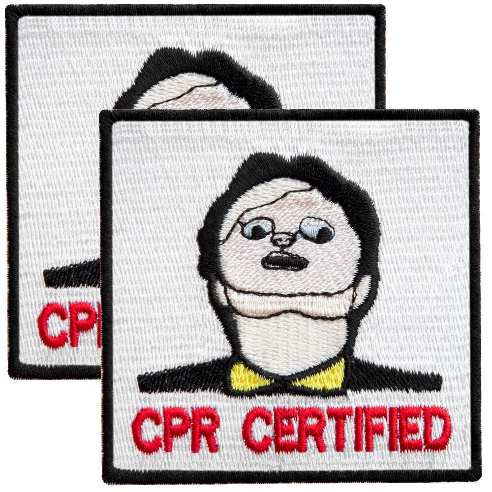 Набор шевронов с липучкой ''CPR Certified'' 7х7 см 2 шт. (25836)