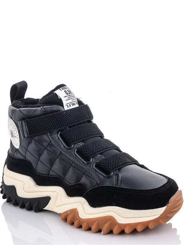 Спортивні демісезонні черевики Jong Golf N30646-0 р. 35 Чорний