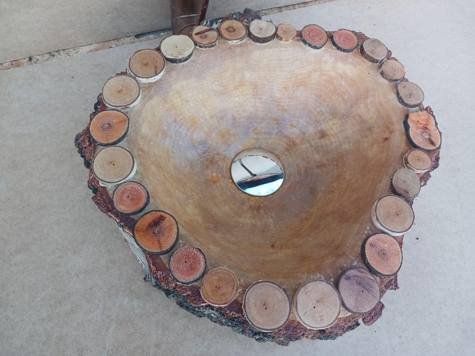 Раковина дерев'яна з епоксидним покриттям 37х36х10 см - фото 2 Раковина дерев'яна з епоксидним покриттям 37х36х10 см - фото 2