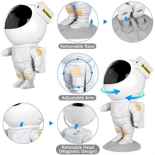 Ночник-проектор 3D Night Light TRK 100 Astronaut Bluetooth - фото 3