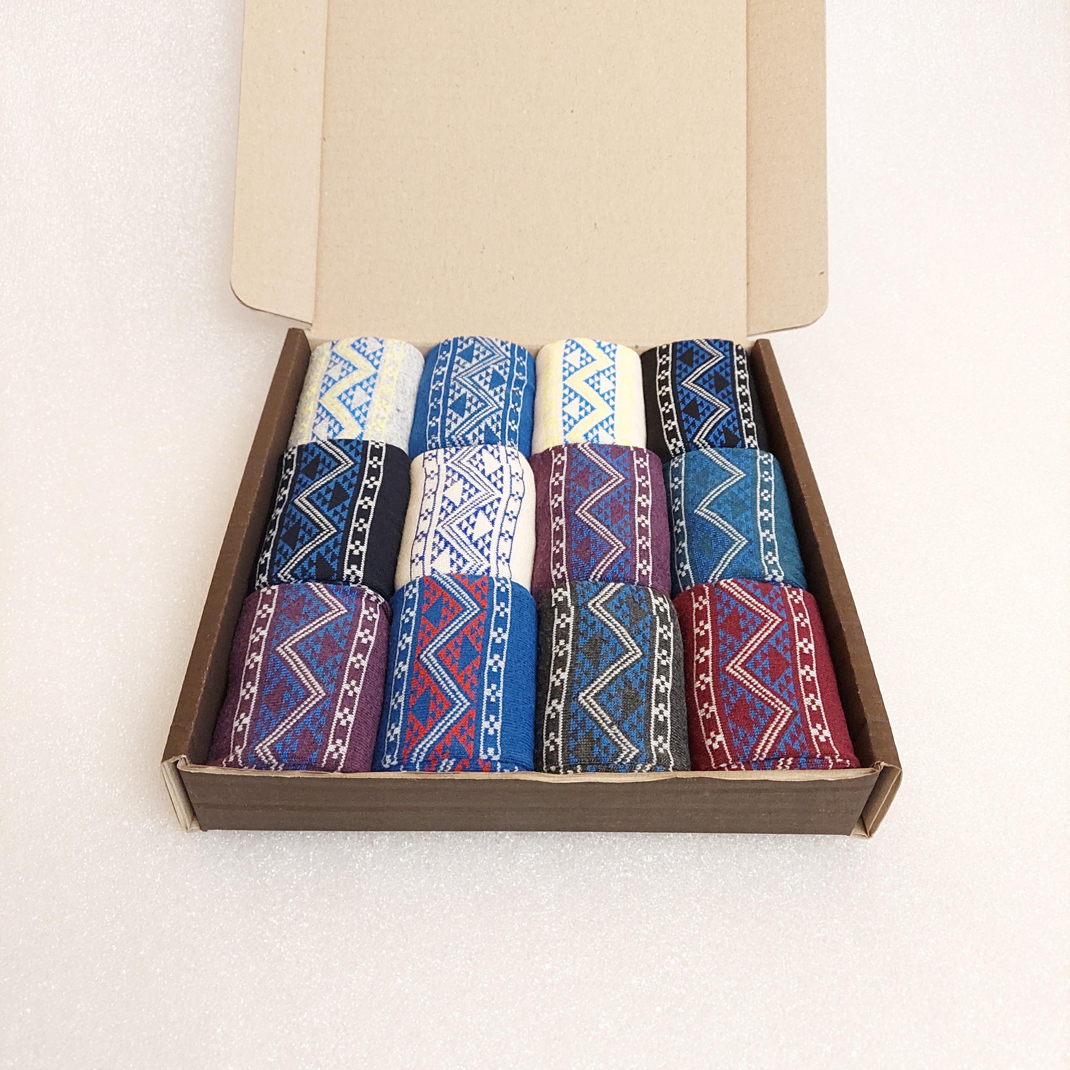 Набор носки женские демисезонные Житомир Ornament 12 пар р. 38 Разноцветные (0522)