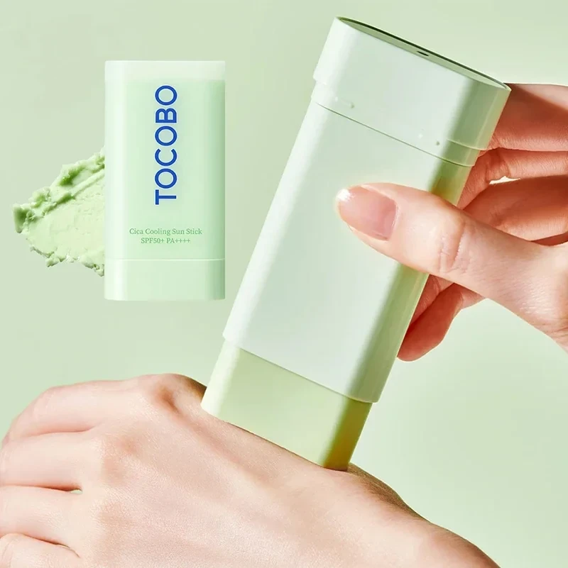 Сток солнцезащитный для чувствительной и проблемной кожи TOCOBO Cica Cooling Sun Stick SPF50+ РА++++ с центелой - фото 7 Сток солнцезащитный для чувствительной и проблемной кожи TOCOBO Cica Cooling Sun Stick SPF50+ РА++++ с центелой - фото 7