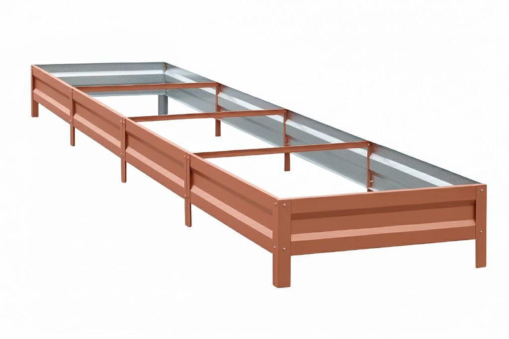 Грядка оцинкованная SIMBUD 0,65 мм 4х0,8 м RAL8004 мат Грядка оцинкованная SIMBUD 0,65 мм 4х0,8 м RAL8004 мат