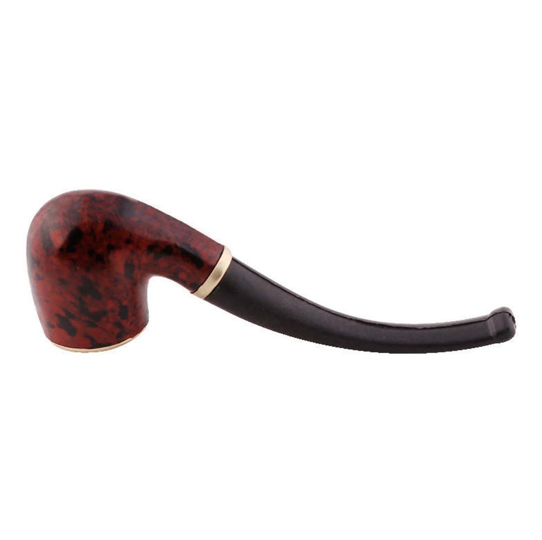 Люлька для табака Classic с изогнутым мундштуком Коричневый с черным (102577277) - фото 4 Люлька для табака Classic с изогнутым мундштуком Коричневый с черным (102577277) - фото 4