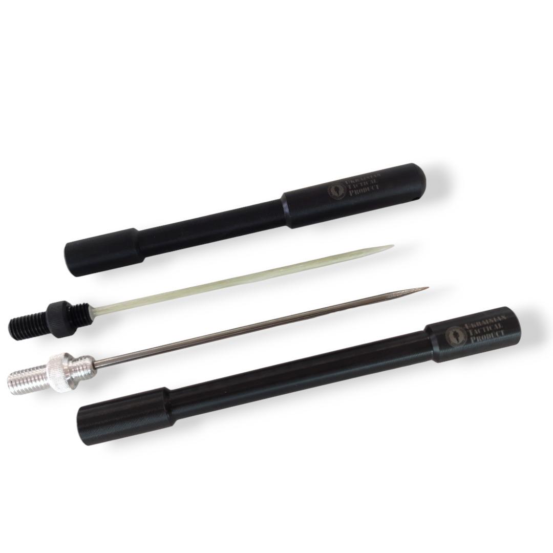 Щуп Малыш на 1 жало с 1 металлическим жалом нержавеющая сталь с удлинителем (utp059)