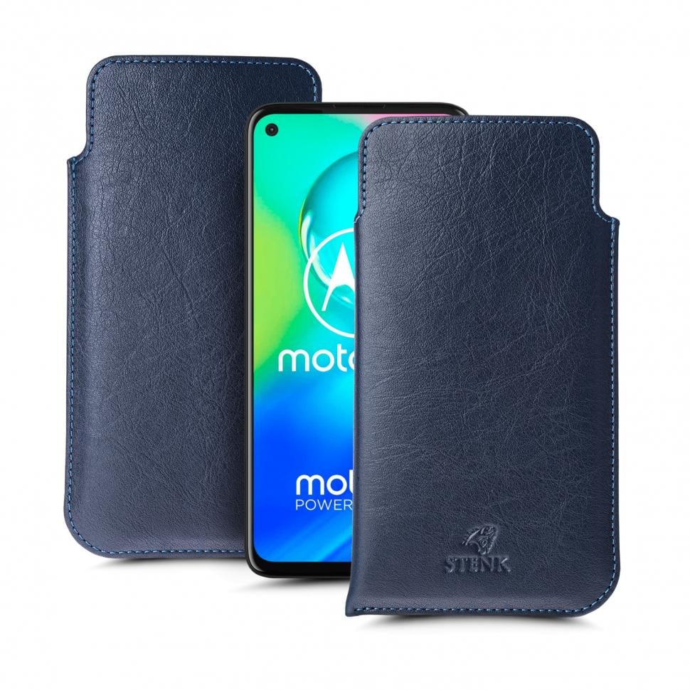 Футляр Stenk Elegance для Motorola Moto G8 Power Синій (65964)