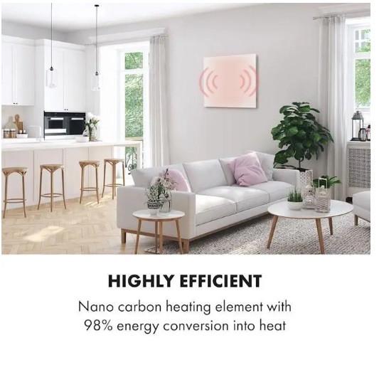 Інфрачервоний настінний обігрівач KLARSTEIN Wonderwall Air Infinite 300 300W (10035168) - фото 4 Інфрачервоний настінний обігрівач KLARSTEIN Wonderwall Air Infinite 300 300W (10035168) - фото 4