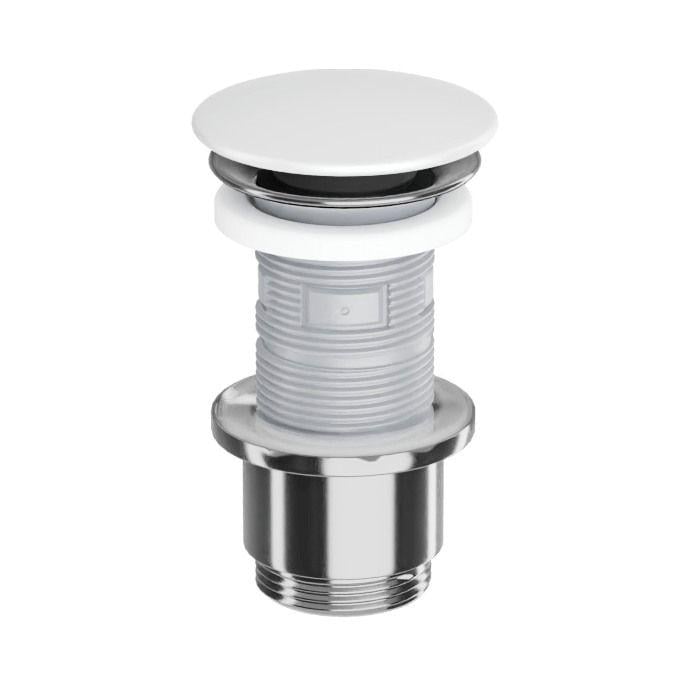 Клапан донный Excellent Design Click-Clack 1 1/4" для умывальника и биде Белый матовый (ARIN.1485.K.01.WHMCR)