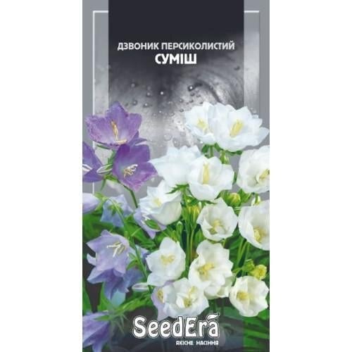 Семена цветов Колокольчик персиколистная смесь многолетний Семейный Сад 0,2 г (CS-1013)