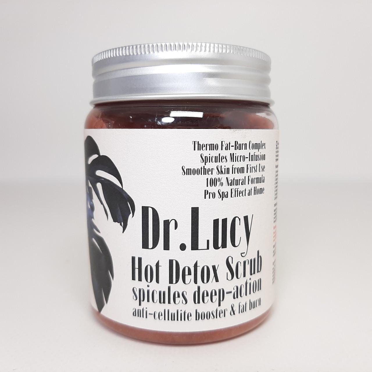 Скраб для тела разогревающий антицеллюлитный Dr. Lucy Hot Detox Scrub 250 г (X-2196)