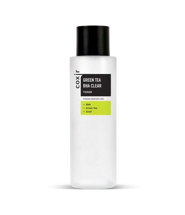 Очищающий тонер для лица Coxir Green Tea BHA Clear Toner, 150 мл