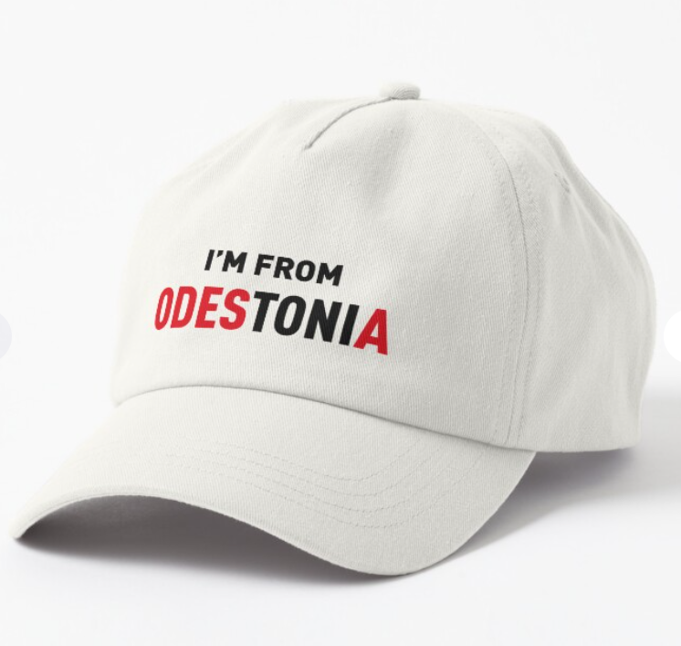 Кепка унисекс Malfini с патриотической надписью "I'm from Odestonia" Белый (УКР379К-2)