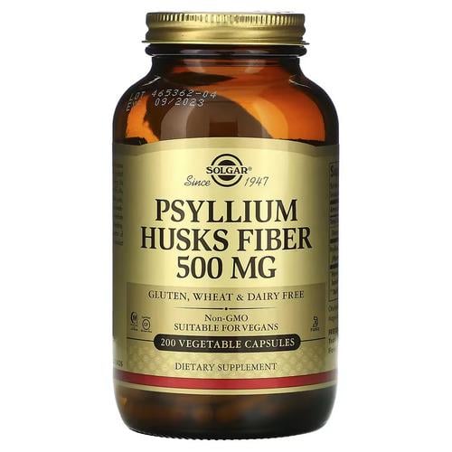 Подорожник Псилиум Solgar Psyllium Husk Fiber 500 mcg 200 caps (SOL-02315)