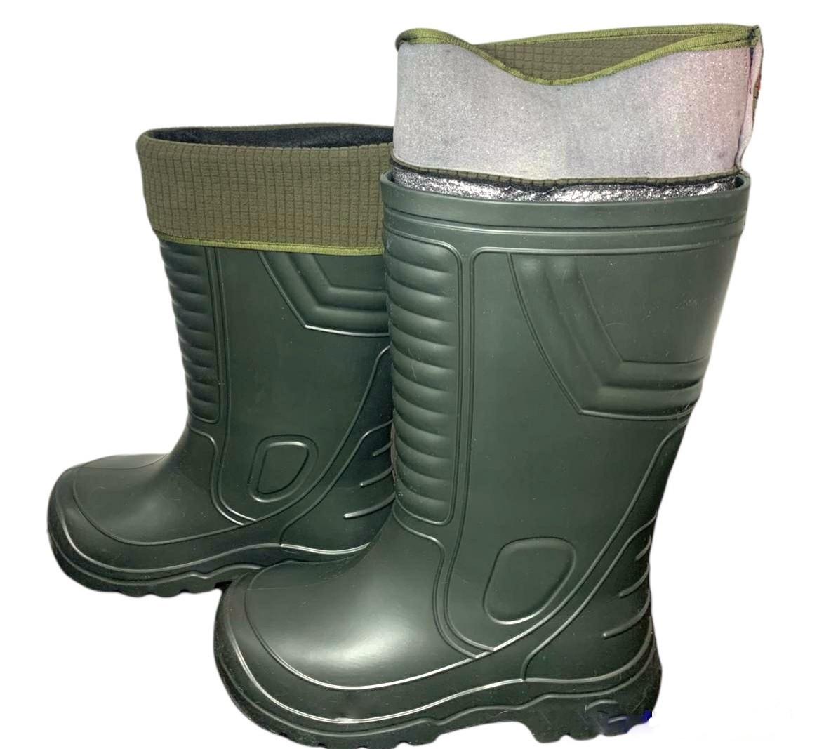 Чоботи зимові із шкарметками Jose Amorales зі вставкою р. 43-44 27 см Хакі (1522756927) - фото 2