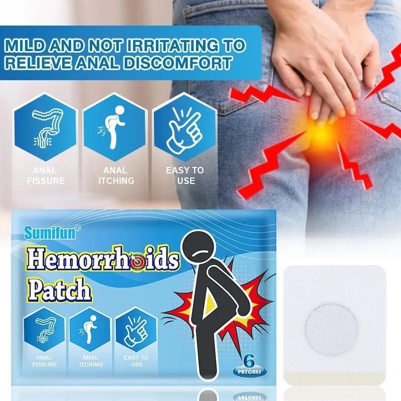 Пластыри для лечения геморроя Sumifun Hemorrhoids Patch 6 шт. - фото 2 Пластыри для лечения геморроя Sumifun Hemorrhoids Patch 6 шт. - фото 2