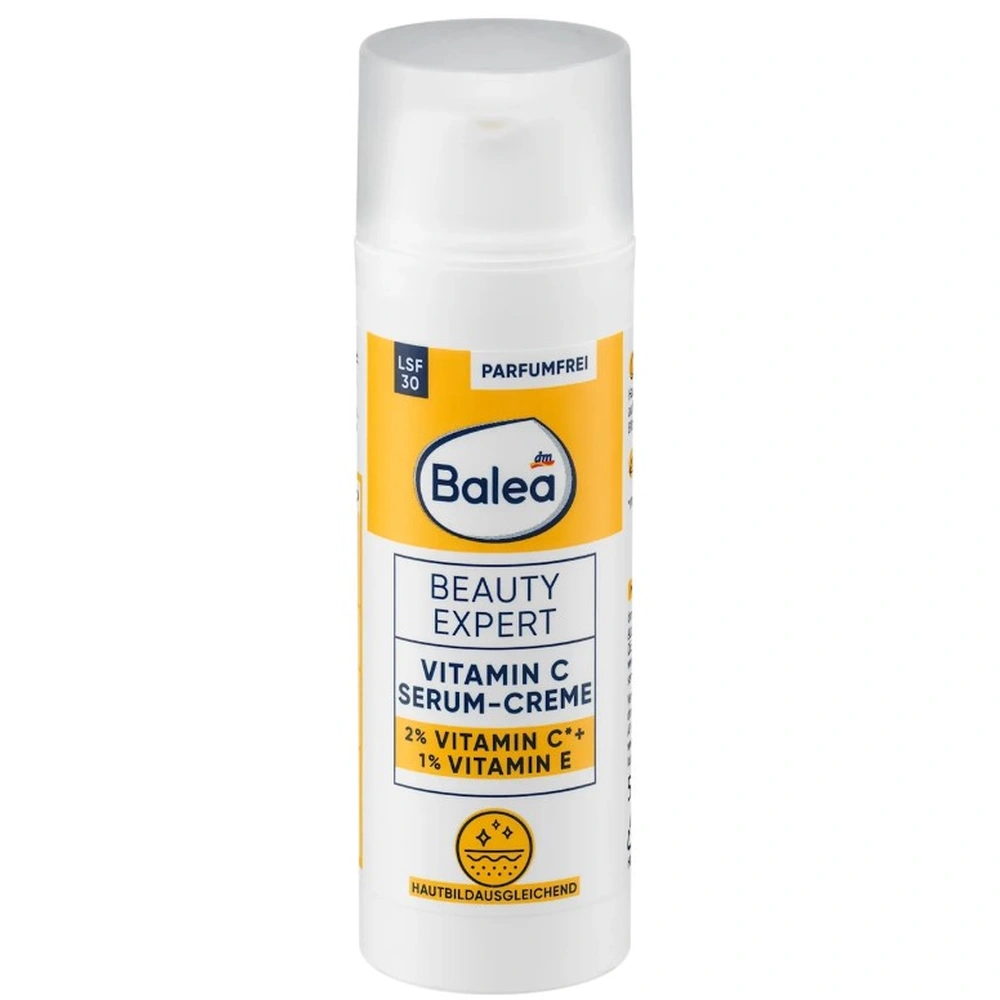 Сыворотка крем для лица Balea Beauty Expert Vitamin C-Serum SPF 30 50 мл (EPI-15102025-521)