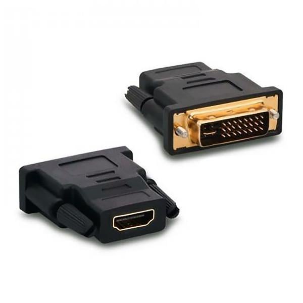 Перехідник Dual Link HDMI F to DVI-I Чорний (B00499) - фото 2