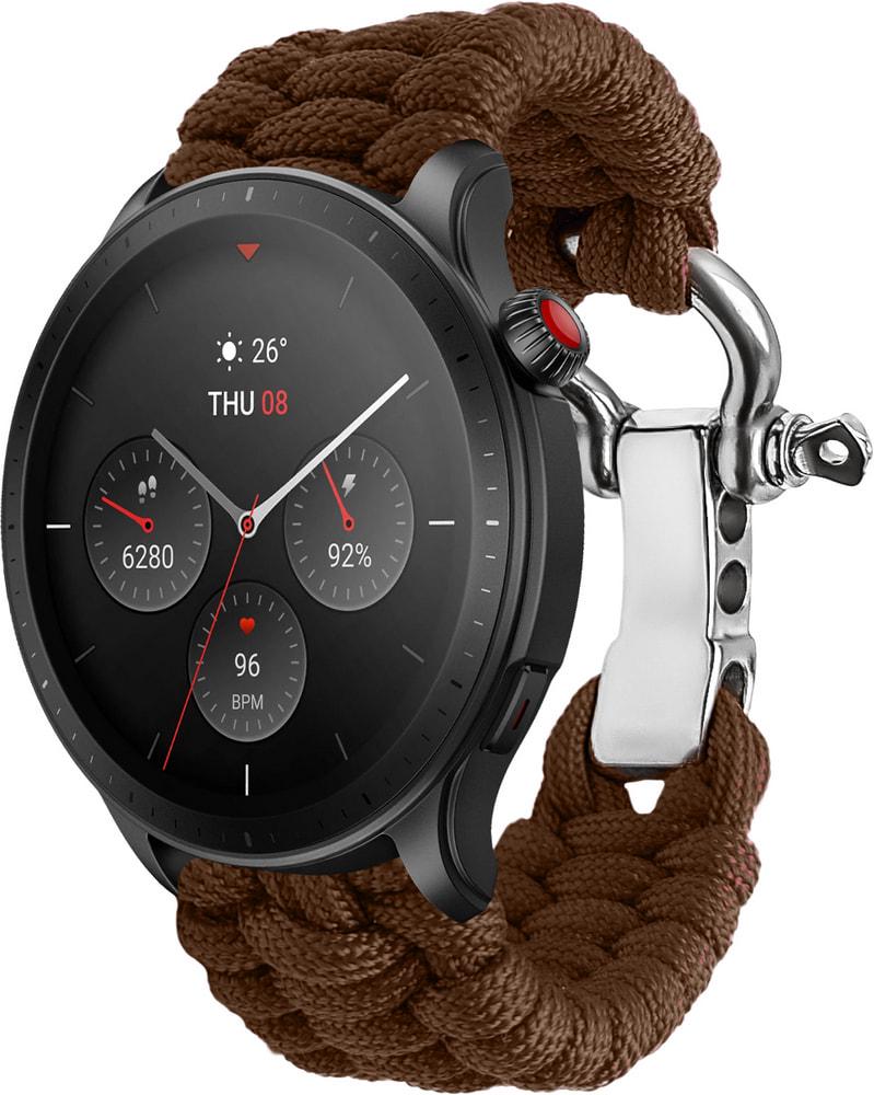 Ремешок из Паракорда Ruper для Amazfit GTR 4 (22mm) Brown (31107-30)