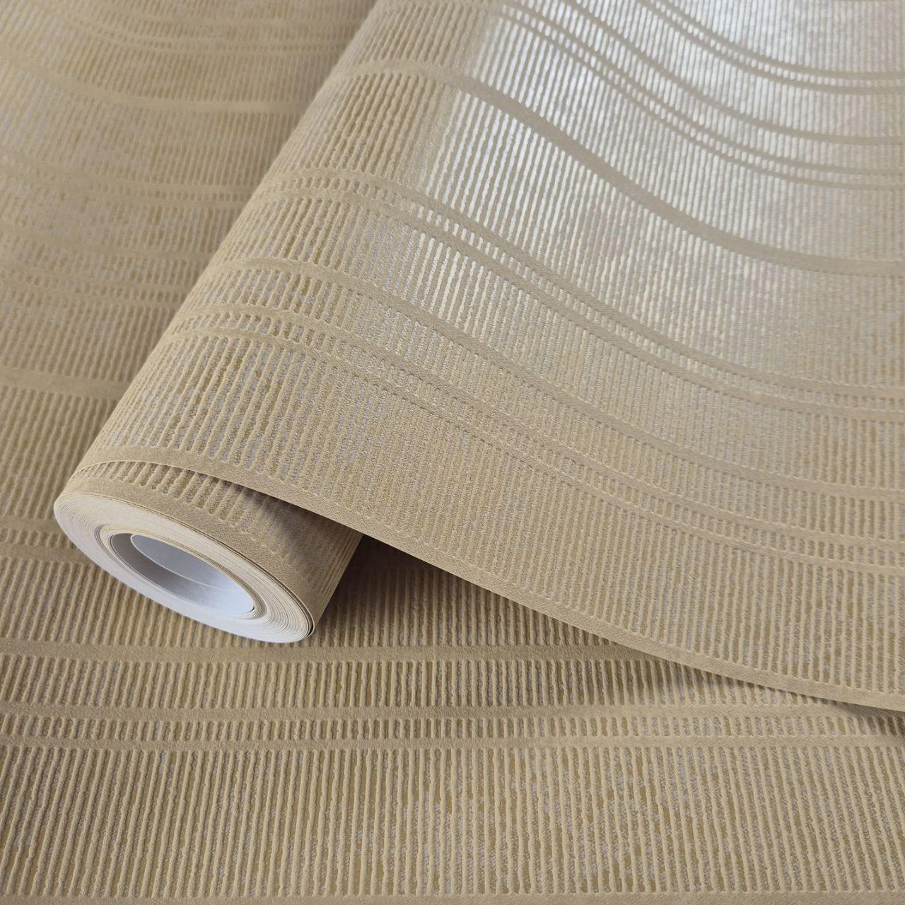 Обои виниловые Marburg 53146 0,53х10,05 м Горчичный (29784508)