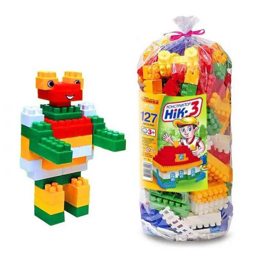 Конструктор детский НИК-3 127 деталей (11198)