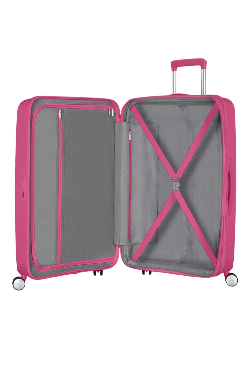 Чемодан с расширением American Tourister Soundbox 67x46,5x29/32 см Фуксия (32G-81002) - фото 11